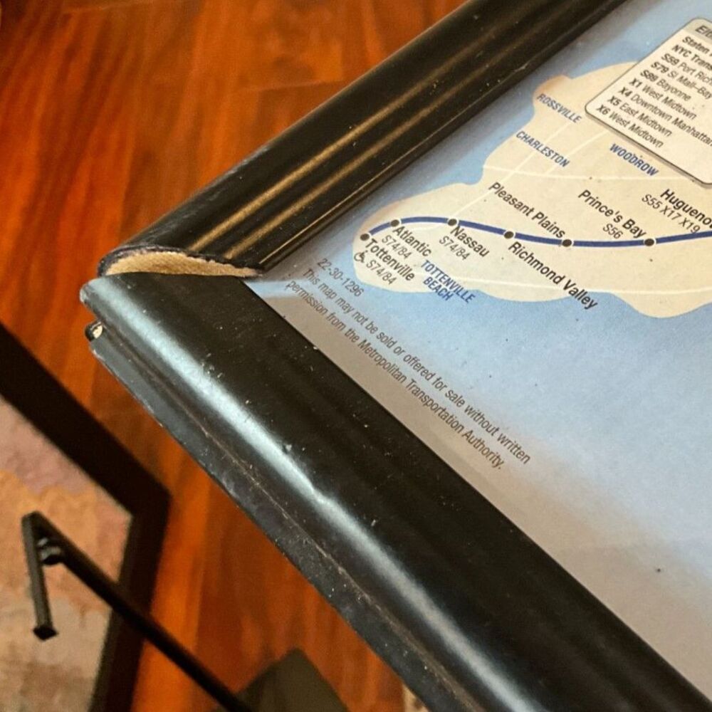 New York City MTA Subway map framed decorator piece must see - Picture 8 of 13